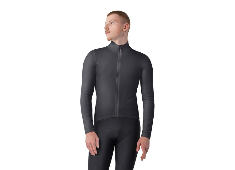Castelli Competizione thermal LS jersey zwart heren