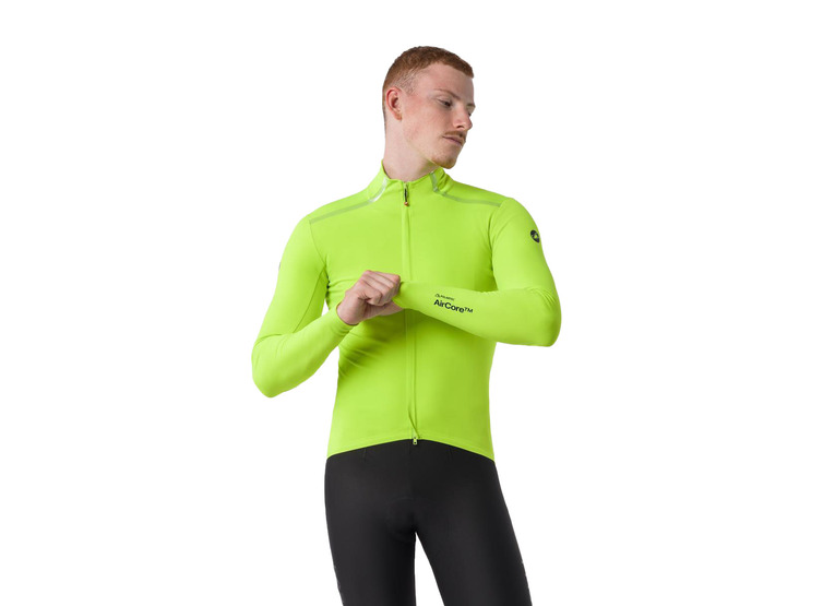Castelli Perfetto Pro jacket electric lime heren Castelli Perfetto Pro jacket electric lime heren