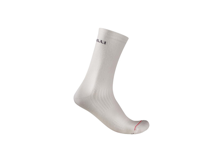 Castelli Bandito 2 merino 18 fietssokken wit unisex Castelli Bandito 2 merino 18 fietssokken wit unisex