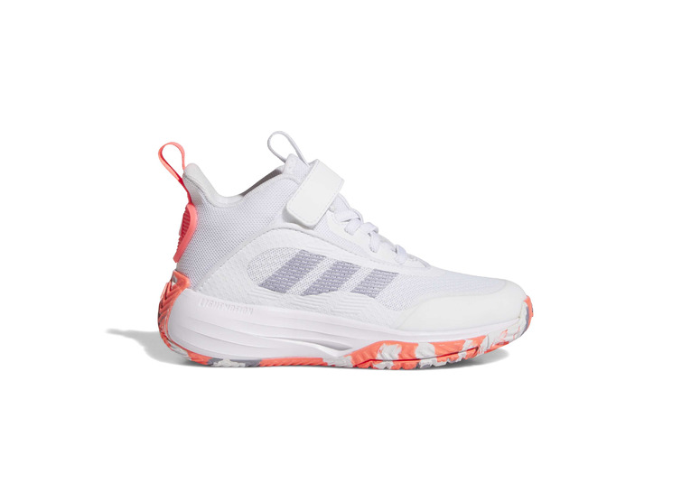 Adidas Ownthegame 3.0 basketbalschoen wit KIDS
