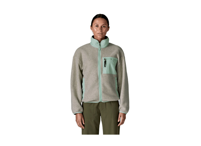 Patagonia Synch jacket oatmeal heather/thin ice dames Patagonia Synch jacket oatmeal heather/thin ice dames
