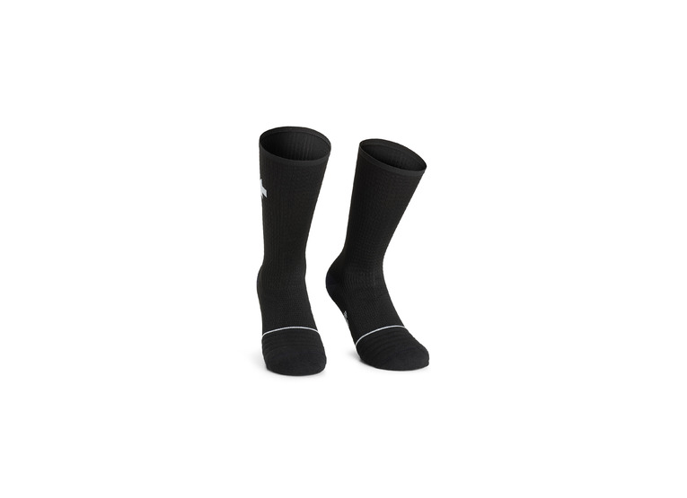 Assos Equipe spring fall fietssokken zwart Assos Equipe spring fall fietssokken zwart