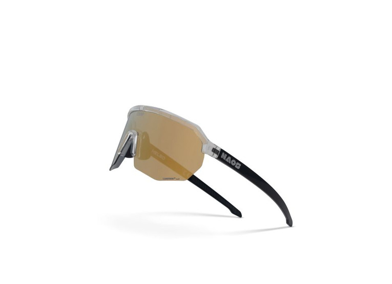 Naos Helbo fietsbril trans black/bronze gold Naos Helbo fietsbril trans black/bronze gold