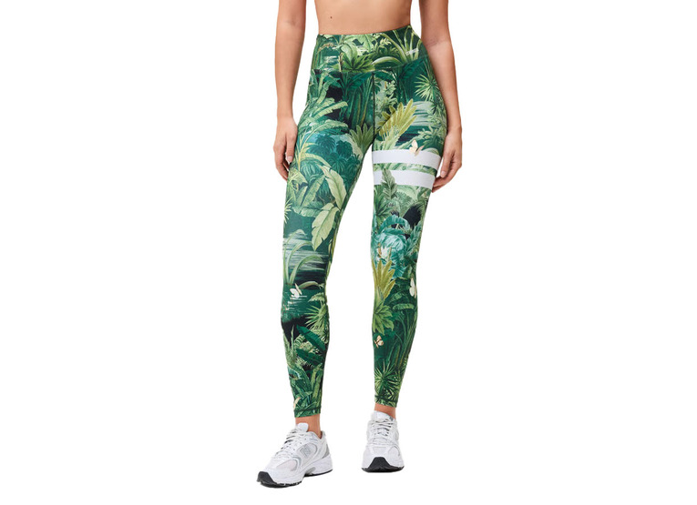Stronger Explore printed leggings tropical leaves print dames
