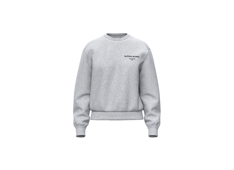 Bjorn Borg Essential 1 sweatshirt grijs dames Bjorn Borg Essential 1 sweatshirt grijs dames