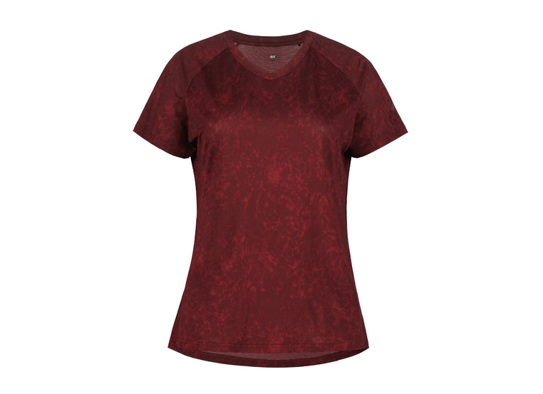 Rukka Muuko print T-shirt karmijn dames Rukka Muuko print T-shirt karmijn dames