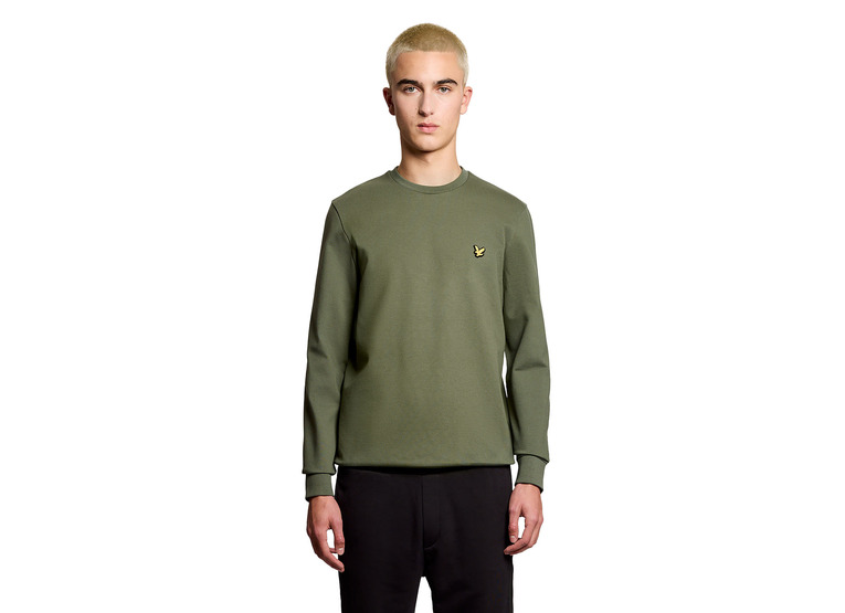 Lyle & Scott sweatshirt cactusgroen heren Lyle & Scott sweatshirt cactusgroen heren