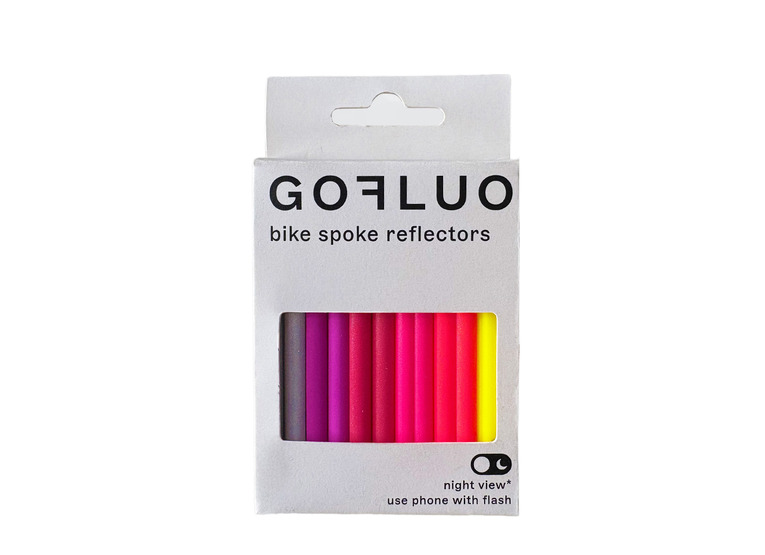 GoFluo Casper spaakreflectoren multi coral GoFluo Casper spaakreflectoren multi coral