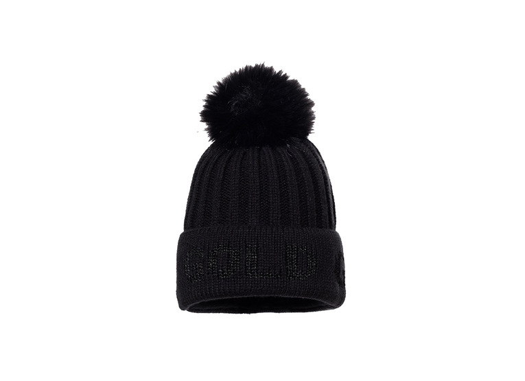 Goldbergh Hodd beanie zwart dames