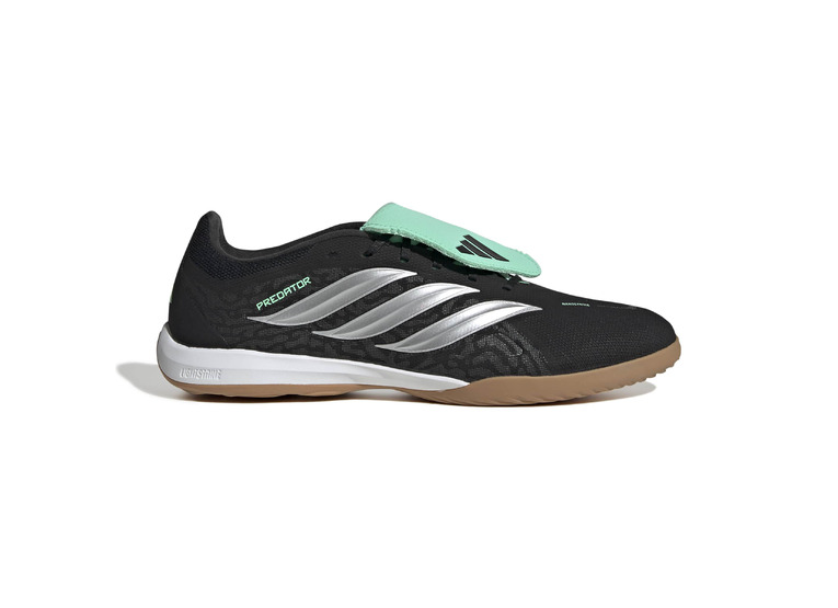 Adidas Predator League Fold-Over Tongue IN voetbalschoen zwart/pulse mint