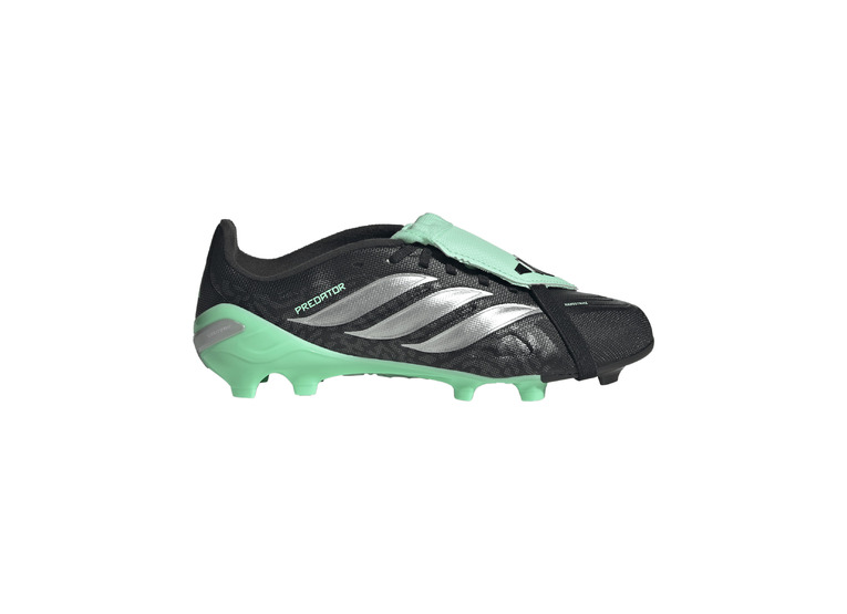 Adidas Predator League Fold-Over Tongue FG voetbalschoen zwart/pulse mint KIDS