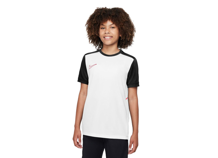 Nike Academy Dri-FIT voetbalshirt wit/zwart/bright crimson KIDS Nike Academy Dri-FIT voetbalshirt wit/zwart/bright crimson KIDS