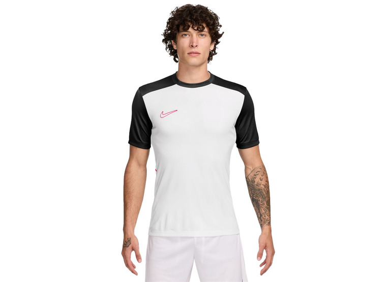Nike Academy Dri-FIT voetbalshirt wit/zwart/bright crimson heren
