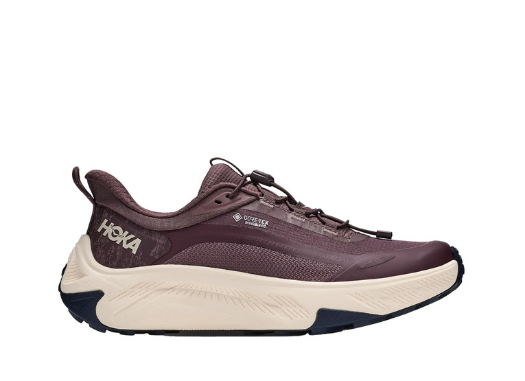 Hoka transport 2 GTX wandelschoen qmoky quartz/deep mauve dames