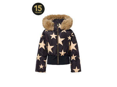 Goldbergh shinnen skijas faux border zwart/goud dames Goldbergh shinnen skijas faux border zwart/goud dames