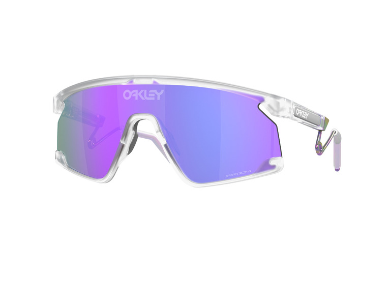 Oakley Bxtr metal fietsbril mat helder/prizm violet