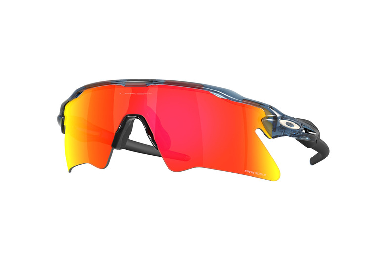 Oakley Radar ev heater sportbril transparant diepblauw/prizm ruby