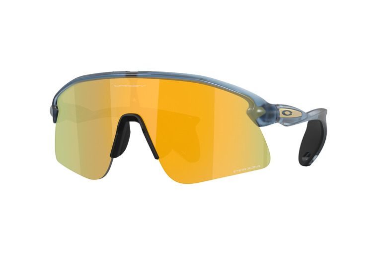 Oakley Stunt devil S fietsbril mat transparant diepblauw/prizm 24K