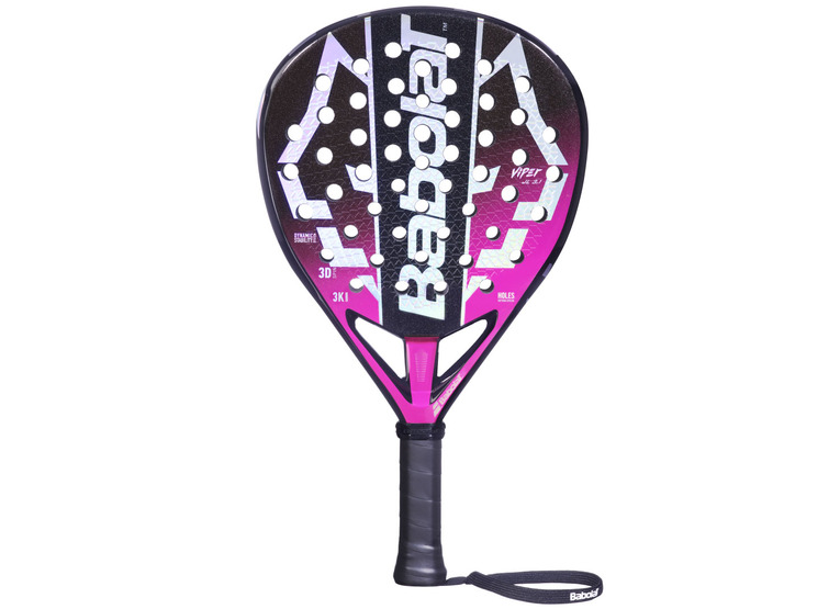 Baboalt Viper Juan Lebron 3.0 padelracket lichtgroen & violetpaars Baboalt Viper Juan Lebron 3.0 padelracket lichtgroen & violetpaars