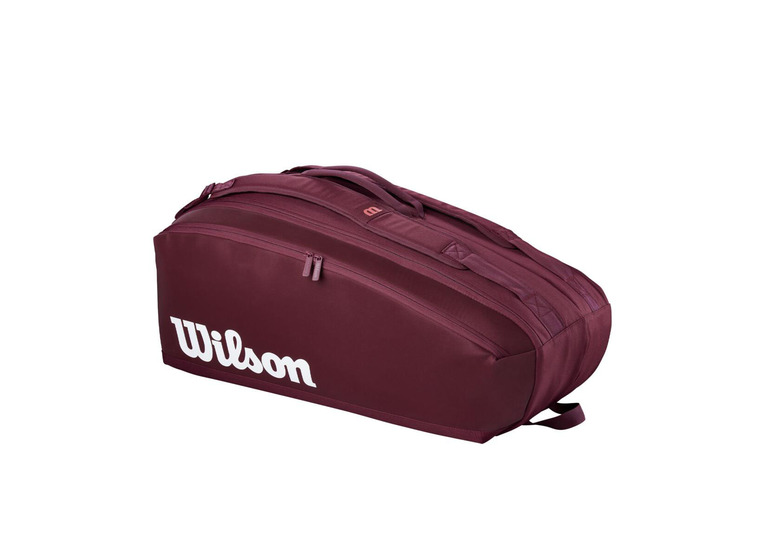 Wilson Defyer 9 pack racketbag burgundy Wilson Defyer 9 pack racketbag burgundy
