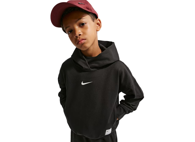 Nike Pro Dir-FIT fleecehoodie zwart KIDS Nike Pro Dir-FIT fleecehoodie zwart KIDS