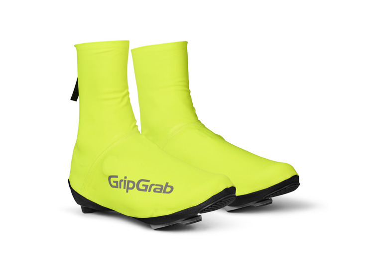 GripGrab PACR waterproof road shoe covers Hi-Vis yellow GripGrab PACR waterproof road shoe covers Hi-Vis yellow