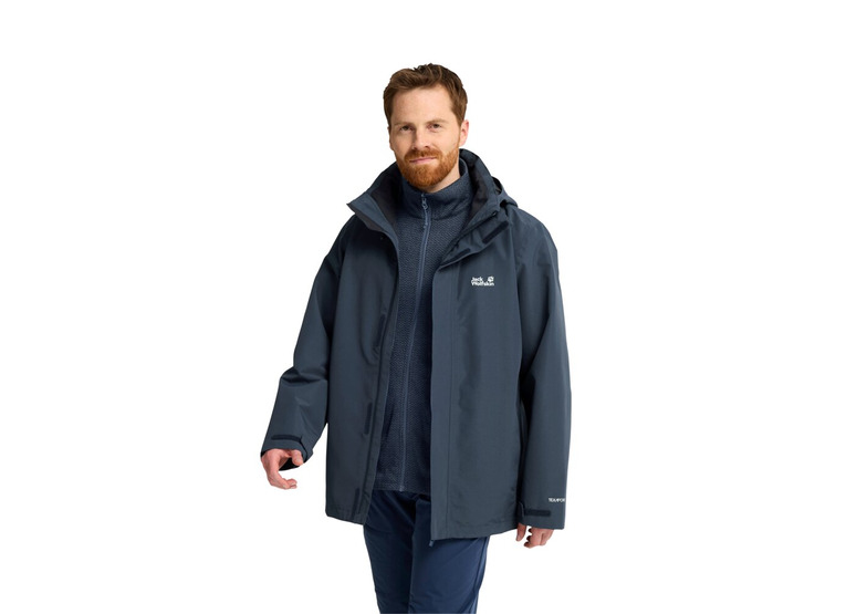 Jack Wolfskin Pinetrail 3in1 jacket midnight sky heren