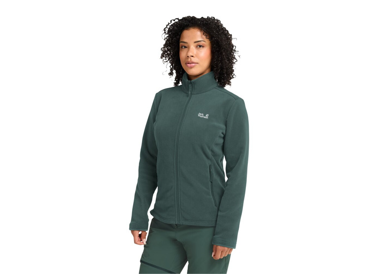Jack Wolfskin Taunus 200 FZ fleecejack sago palm dames Jack Wolfskin Taunus 200 FZ fleecejack sago palm dames