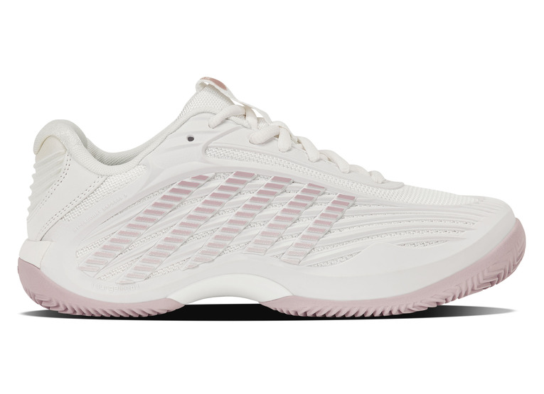 K-Swiss Hypercourt Express 3 clay tennisschoen wit/roze dames K-Swiss Hypercourt Express 3 clay tennisschoen wit/roze dames