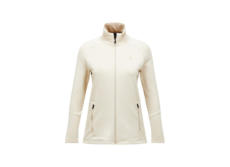 Peak Performance Rider Essentials midlayer zip jacket sand fog dames