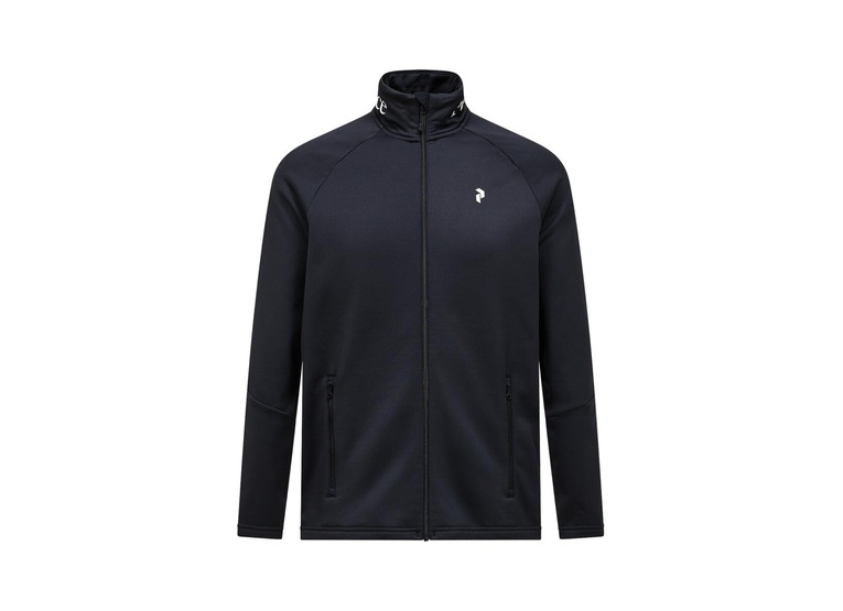 Peak Performance rider essentials midlayer zip jacket zwart heren
