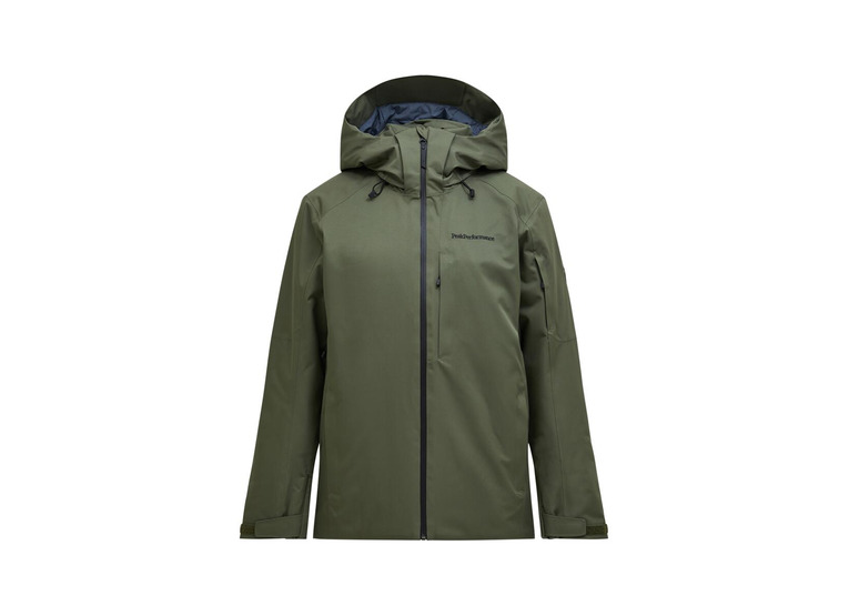 Peak Performance Maroon HIPE 2L insulated shell jacket pine needle heren