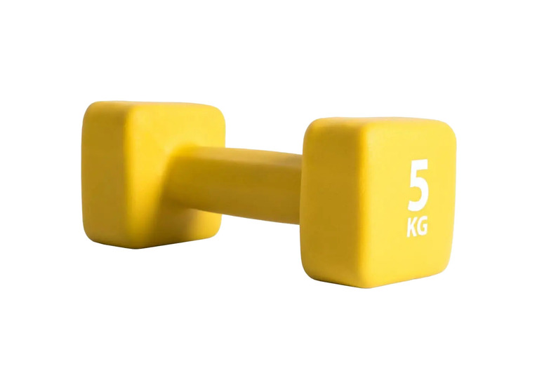 Pure 2 improve dumbbel neoprene 5kg geel