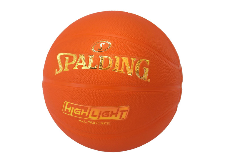 Spalding highlight color rust orange outdoor basketbal