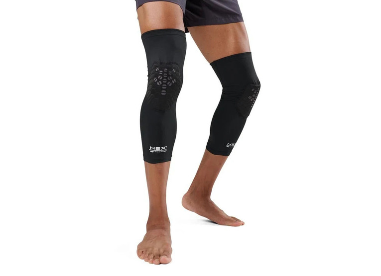 McDavid HEX Viz knee sleeve pair zwart