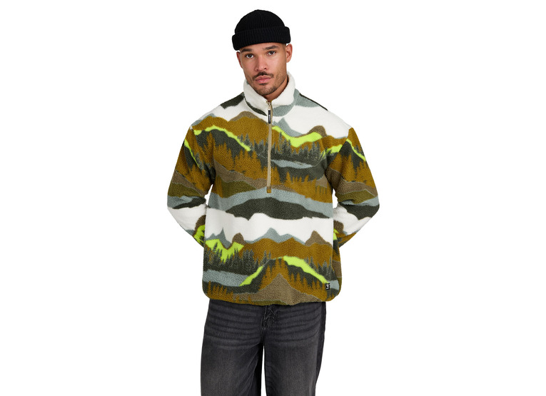 Brunotti Reggio urban fleece dusky green heren