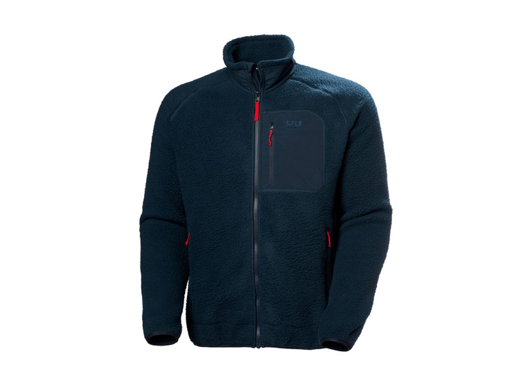 Helly Hansen panorama pile fleece block jacket navy heren Helly Hansen panorama pile fleece block jacket navy heren