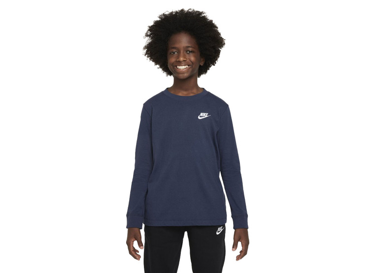 Nike Sportswear T-shirt met lange mouwen donkerblauw KIDS