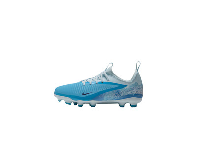 Nike Jr. Phantom 6 low academy EH FG/MG voetbalschoen baltic blue KIDS