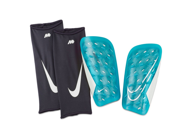 Nike Mercurial Lite superlock scheenbeschermers wit/dusty cactus
