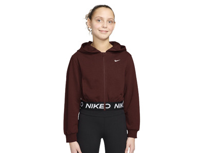 Nike Pro Fleece Dri-FIT hoodie mystic dates meisjes Nike Pro Fleece Dri-FIT hoodie mystic dates meisjes