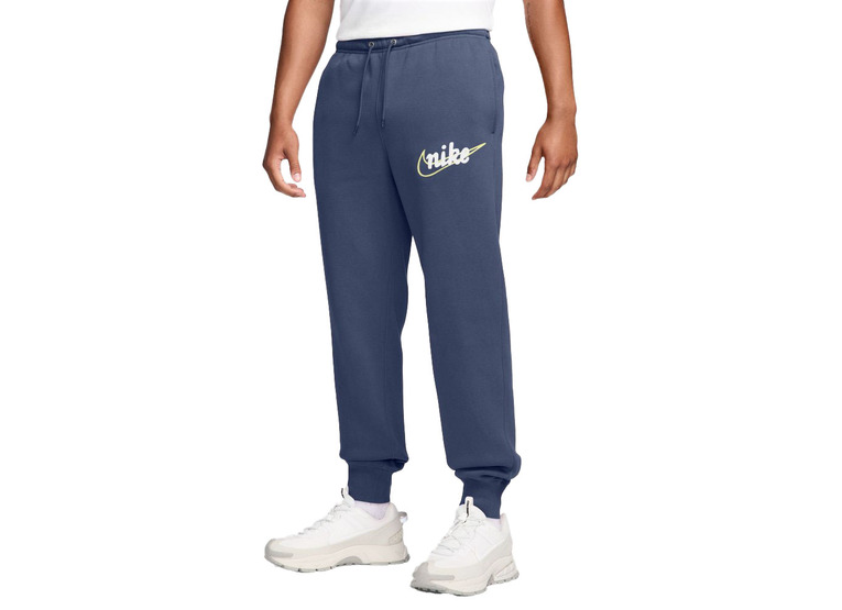 Nike Sportswear Club fleece joggingbroek blauw heren Nike Sportswear Club fleece joggingbroek blauw heren