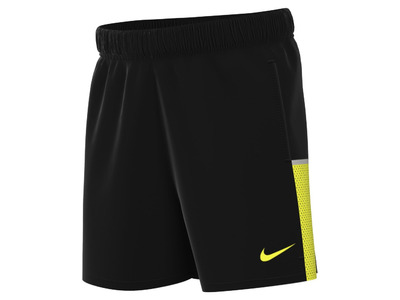 Nike Miler Dri-FIT voetbalshort zwart/lemon venom KIDS Nike Miler Dri-FIT voetbalshort zwart/lemon venom KIDS