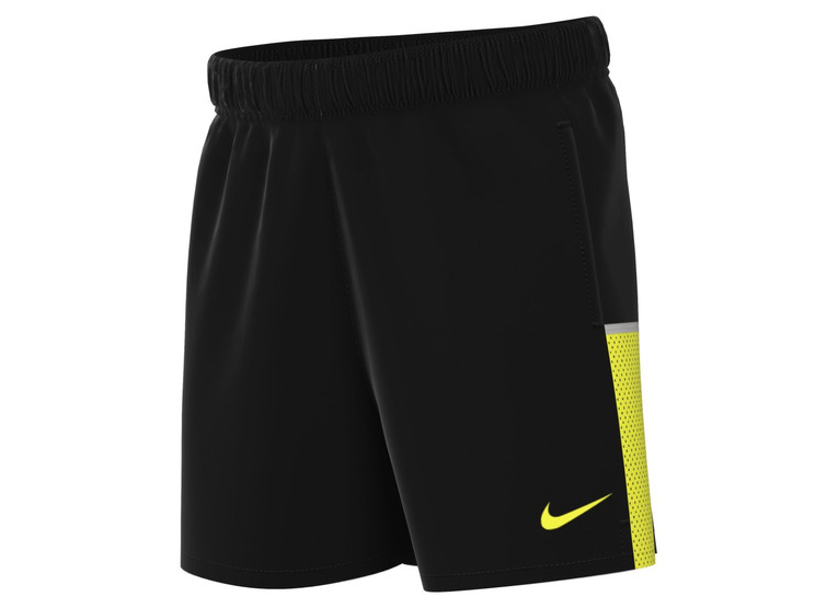Nike Miler Dri-FIT voetbalshort zwart/lemon venom KIDS
