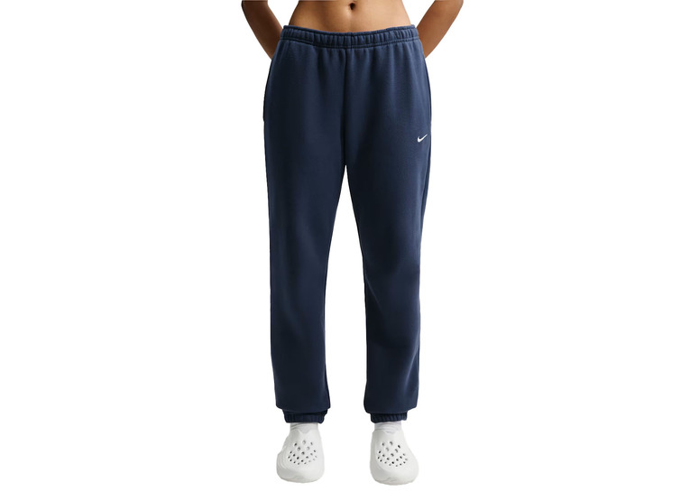Nike Studio fleece joggingbroek navy dames Nike Studio fleece joggingbroek navy dames