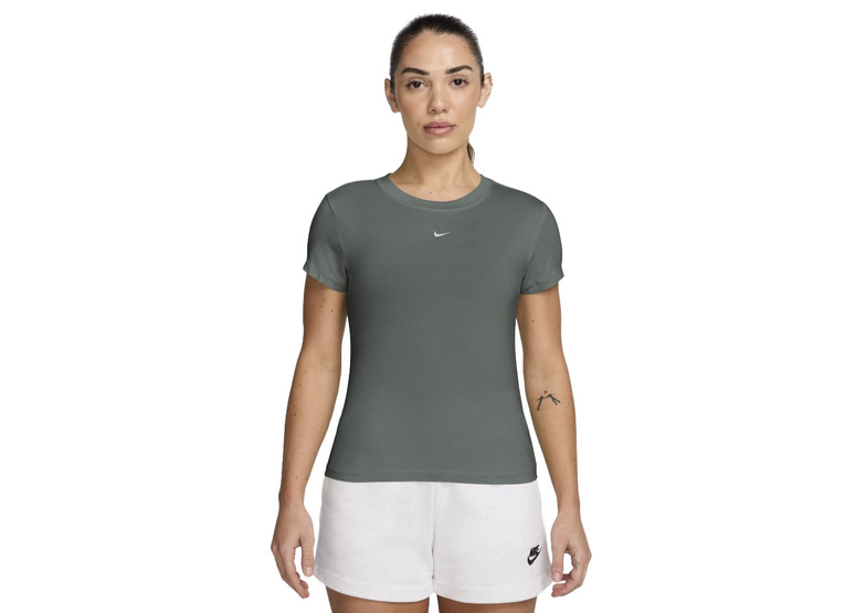 Nike Sportswear chill knit T-shirt camo green dames