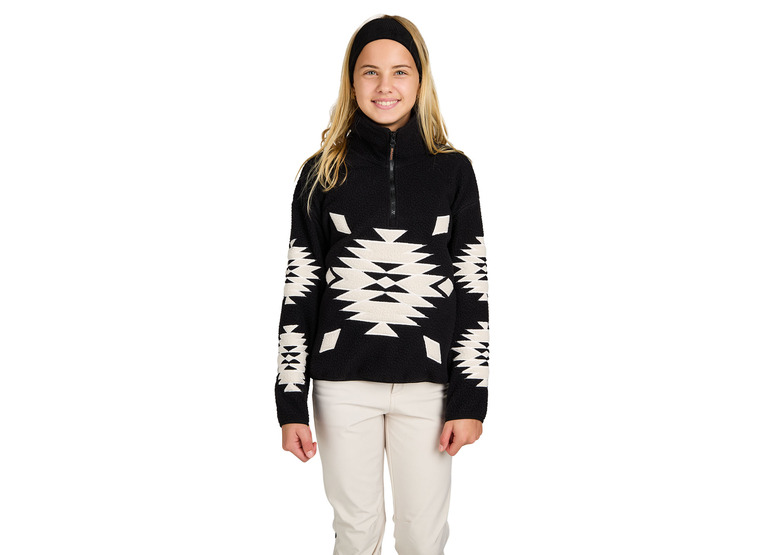 Brunotti Charliny urban fleece zwart meisjes Brunotti Charliny urban fleece zwart meisjes