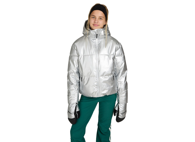 Brunotti Fiasky-metallic skijas zilver meisjes Brunotti Fiasky-metallic skijas zilver meisjes