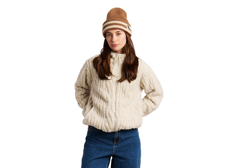 Protest PRTBleach fleece vest kit offwhite dames Protest PRTBleach fleece vest kit offwhite dames