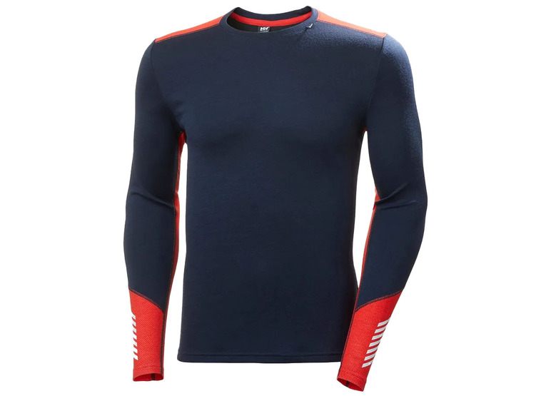 Helly Hansen LIFA Merino midweight crew base layer navy heren
